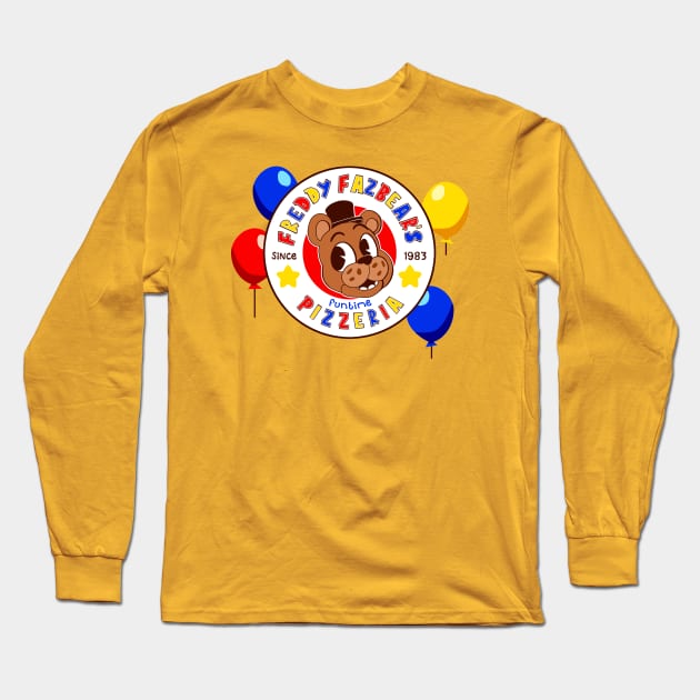 freddy fazbear's funtime pizzeria Long Sleeve T-Shirt by cocopudu